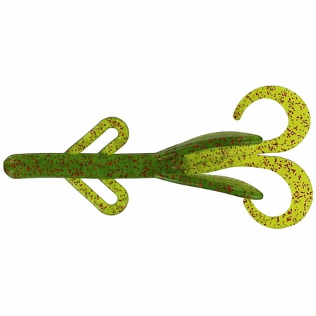 Big Bite Baits Soft Plastic Creature Bait (Spinach 6 inch)