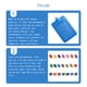 thumbnail image 2 of Seitruly 10 piezas de portatarjetas de identificación, suministros de oficina de negocios, funda protectora informal de colores, funda para tarjetas de Carpetas de archivos Vertical/Azul cielo, 2 of 6