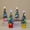 Christmas Tree * 4, variant on Mini Christmas Tree with LED Lights, Tabletop Decor with Warm Lights for Indoor Holiday Party, Table Centerpiece