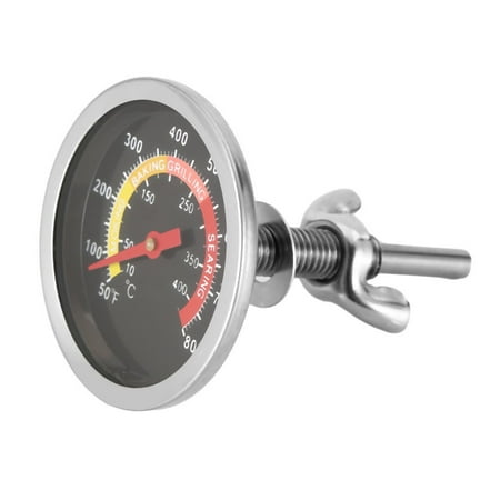 Bbq Charcoal Grill Smoker Temperature Gauge Pit Barbecue Thermometer ...