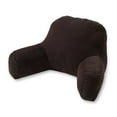 thumbnail image 2 of Charcoal Corduroy Microfiber Omaha Bed Rest Pillow, 2 of 5