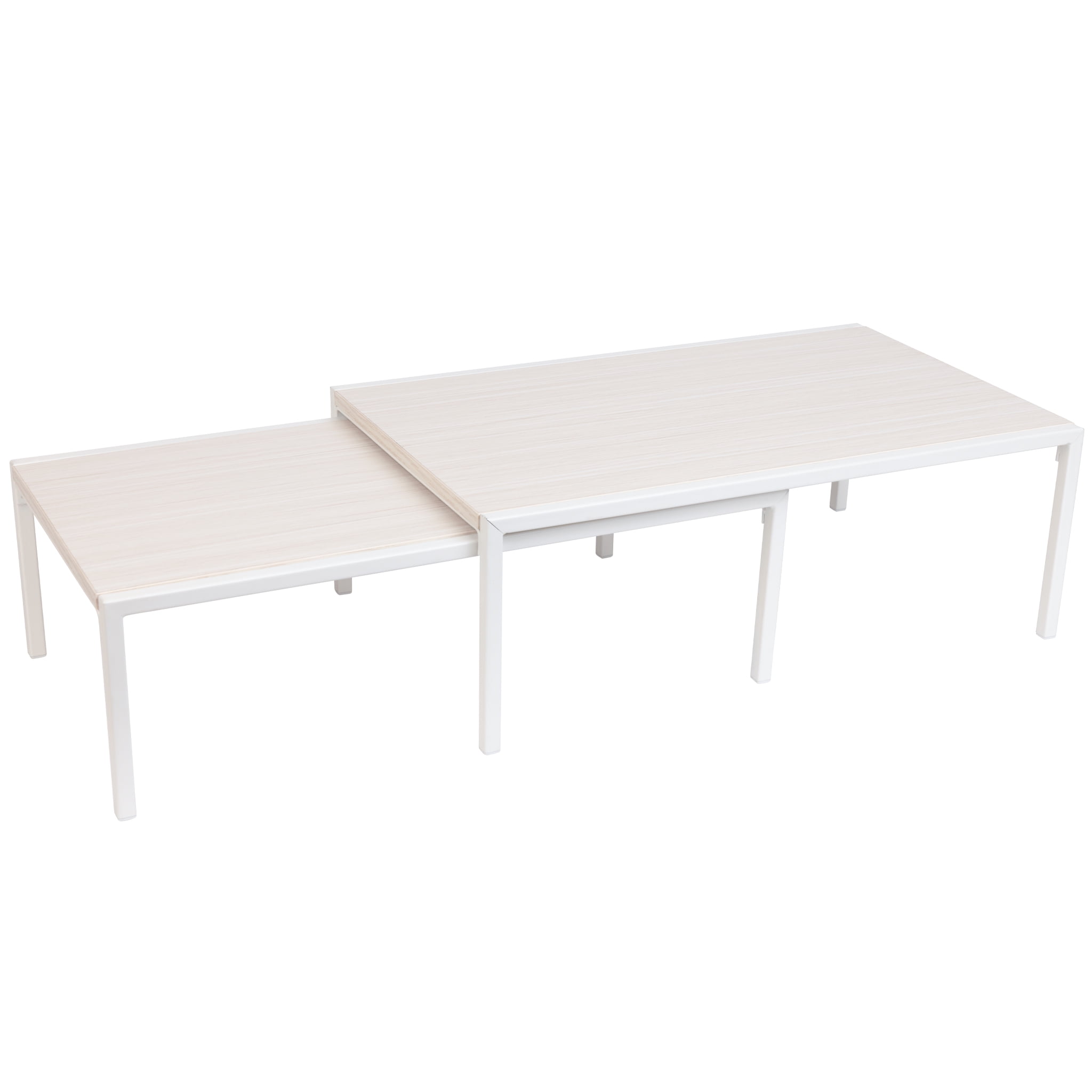 Smart Design Expandable Kitchen Storage Shelf with Premium Wood Accents