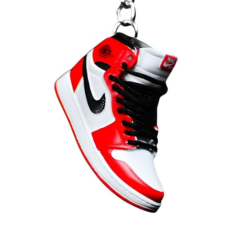 DSK Global Nike Jordan Mini Shoe Keychain, Rubber Pendant