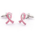 thumbnail image 1 of 1Par Gemelos Mancuernillas de Joyería para Hombre Color Plata Rosa, 1 of 5
