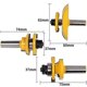 thumbnail image 5 of 3Pcs 1/2inch Rail & Blade Cutter Panel Cabinet Router Set Milling cutter Power Door knife Wood Cutt, 5 of 5