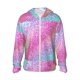 thumbnail image 1 of Fotbe Fun Rainbow Pink Chaqueta con Protección Solar UPF 50+ para Hombre y Mujer, Camisa con Capucha y Bolsillos-Small, 1 of 7