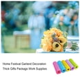 thumbnail image 2 of facefd Ribbon Mesh Roll PP Wreaths Garland Swags Flowers Cake Wrapping Wedding Party Tree Decoration Ribbons Kit DIY Accessories 5 Pieces 15cm, 2 of 7