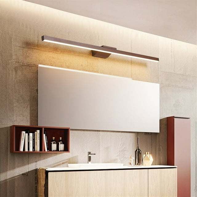 Wall Lamp LED Mirror Lights For Bathroom Bedside Modern Mirror Front Lamp Matte Brown Finished LED Mirror Lamp ,Widely Use