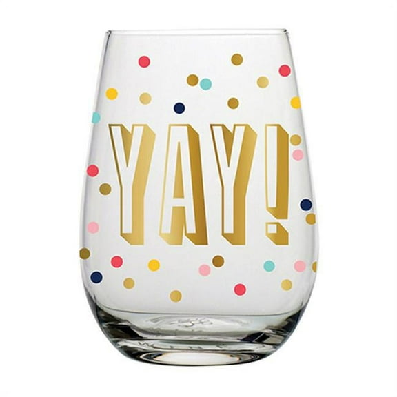 Christian Brands 10-04023-001 20 oz Wine Glass - Yay