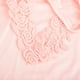 thumbnail image 5 of ICHUANYI ClearanceFashion Women's Summer V-Neck Casual Lace Patchwork Solid Caims Blouse Top(Pink, XL) ICHUANYI WER20232080506246, 5 of 9