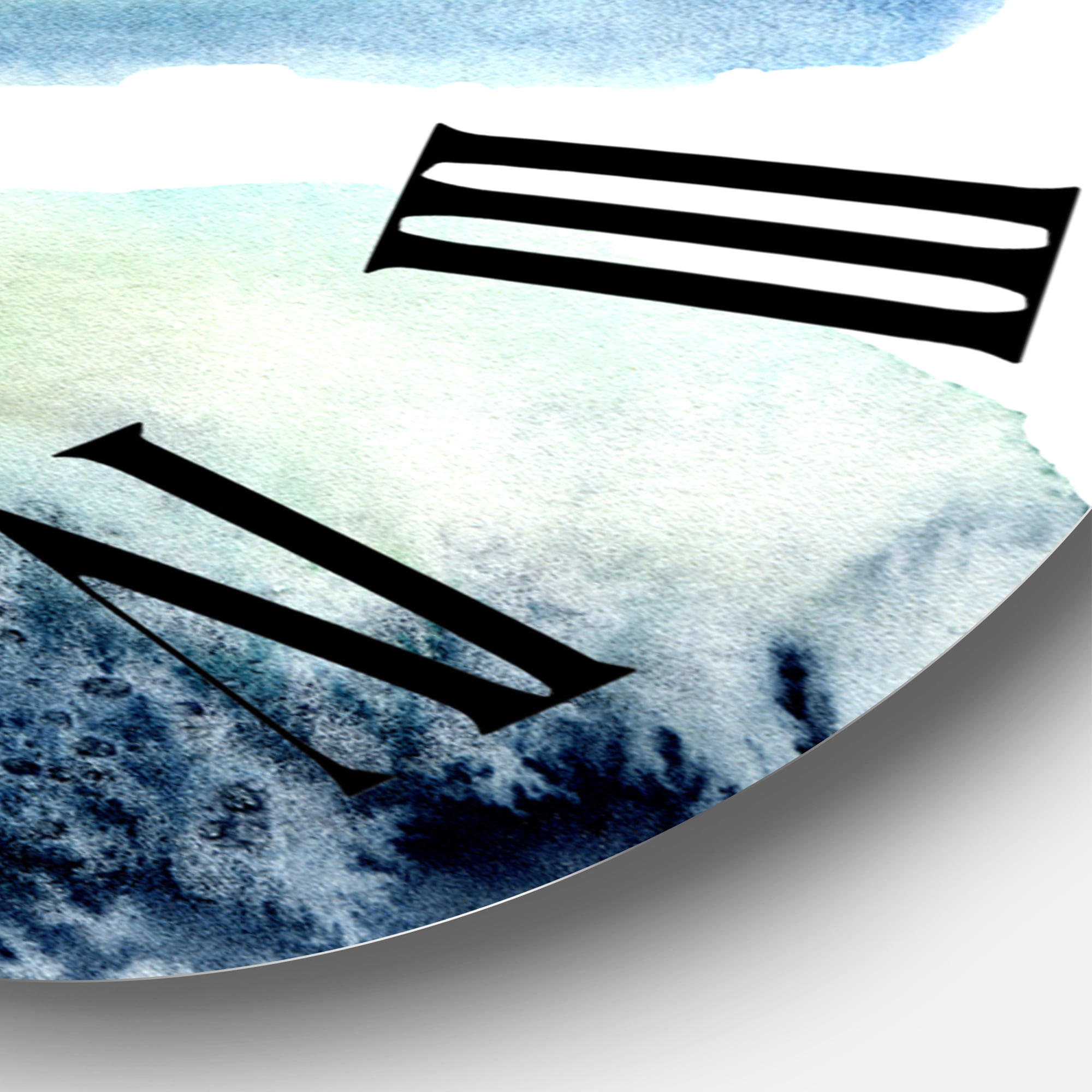 Designart 1 in Quartz Modern/Contemporary Wall Clock