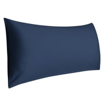 PiccoCasa Body Pillowcase 300 Thread Count Egyptian Cotton Pillowcase Queen Royal Blue