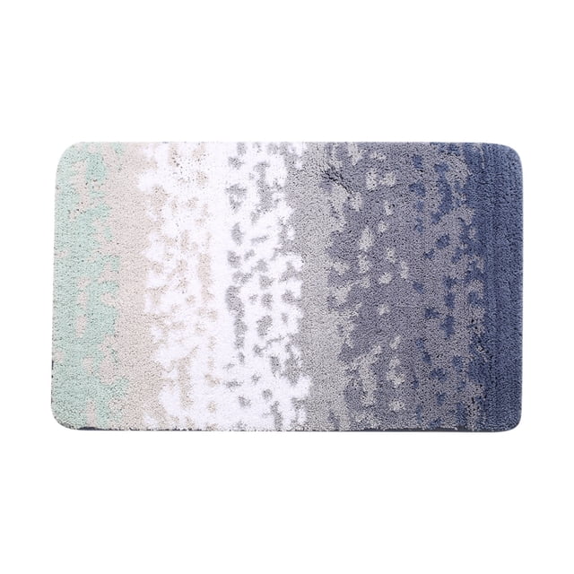 Ganfancp Minimal Home Flocking Alfombra Alfombrilla, Entrar En El Dormitorio, Baño, Absorción de Agua, Antideslizante para Los Pies Ofertas Del Día Una Alfombra.