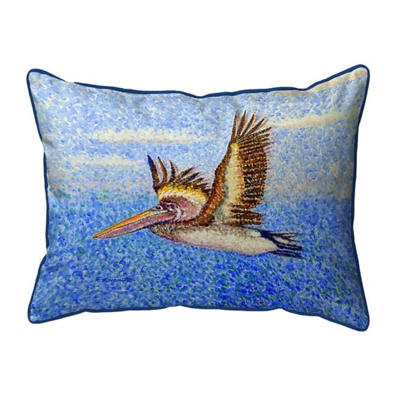 Betsy Drake ZP1341 20 x 24 in. Flying Pelican Zippered Pillow - Extra Large