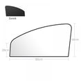 thumbnail image 4 of Sun Protection Car Baby Curtain Sun Protection Car Magnetic for UV Protection Heat Protection Sun Protection Car Kids Side Window Rear Window Curtain Rear Window Pack of 2, 4 of 5