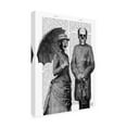 thumbnail image 2 of Trademark Fine Art 'Screaming Woman And Skull' Canvas Art by Fab Funky, 2 of 3