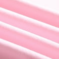 thumbnail image 3 of CPNG Girls Solid Color Long Sleeve Shirts Kids Crewneck T Shirt Curved Hem Daily Classic Comfort Casual Base Layer Blouse Tops(Pink,1-2 Years), 3 of 3