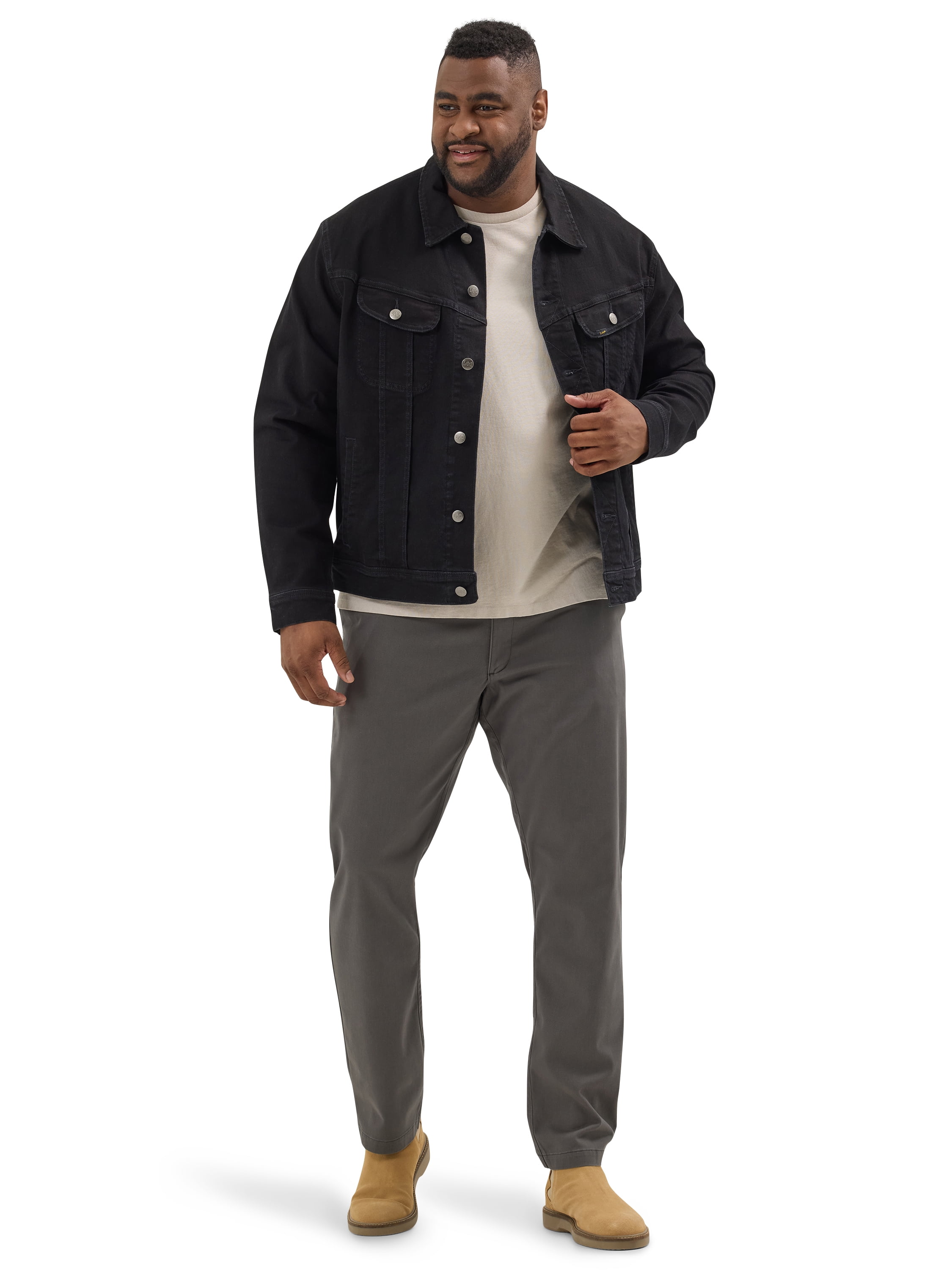 Lee® Big Men's Extreme Motion Relaxed Fit Flat Front Pant with Flex Waistband