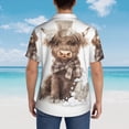 thumbnail image 4 of Disketp C Hawaiian Shirts for Men,Mens Casual Short Sleeve Button Down Shirts Beach Shirt,Small, 4 of 7
