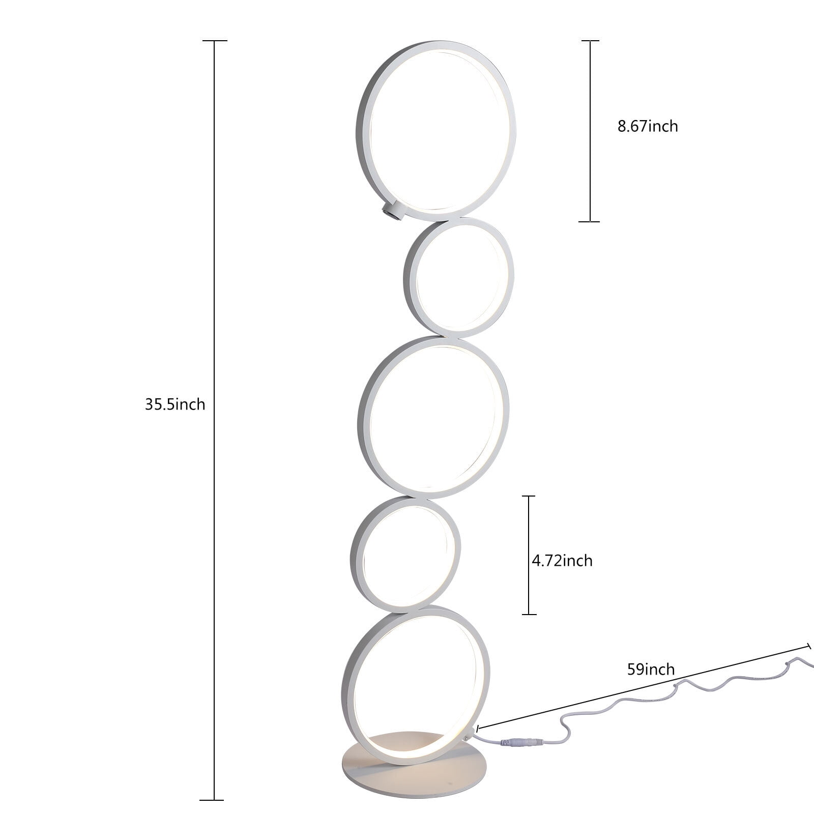 Floor Lamp, Creative Floor Lamp for Living Rooms& Bedrooms, LED Standing Lamp Dining Room, Children's Room, Kitchen, Hotel, Coffee Shop
