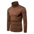 thumbnail image 2 of Diconna Chandail à Col Roulé pour Hommes, Basique Décontracté, Léger, Manches Longues, T-shirt, Garde au Chaud, 2 of 5