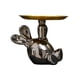 thumbnail image 1 of Linda estatua decorativa animal de poliresina decoración de mesa galvanoplastia para vivir Bandeja Conejo Zulema sostenedor del estante, 1 of 8