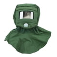 thumbnail image 2 of Capucha para chorro de arena, protector facial, ventilación, a prueba de polvo, resistente al viento, lona, chal, resistente a los arañazos, resistente al calor, protector de cuello, 2 of 14