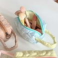 thumbnail image 4 of Cute Handbag Flowers Ins Style Zipper Candy Colors Makeup Bag Korean Style Toiletry Bag Women Cosmetic Bag Storage Bag YELLOW, 4 of 8