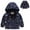 Black, variant on TAIAOJING Toddler Jacket Boys Girls Casual Printing Cartoon Hooded Outerwear Zipper Long Sleeve Windproof Coat Outwear 18-24 Months