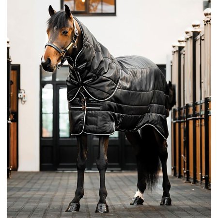 HORSEWARE IRELAND Easy-Layer Stable Plus 400g, Color: Black/Black and Silver, Size: 78