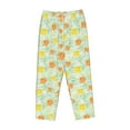 thumbnail image 4 of Balery Tree Palms Lemon print Women's Pajama Pants,Ultra Lightweight Pjs,Lounge Pant-XX-Large, 4 of 9
