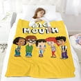 thumbnail image 5 of Throw Blanket for Big Mouth Bed Couch Soft Warm Flannel Blanket for Kids Girls Boys Gifts Home Decor 40x50 Inch, 5 of 7