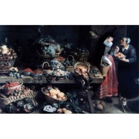 Posterazzi SAL90064927 A Fruit Shop by Frans Snyders 1620-1630 1579-1657 Poster Print - 18 x 24 in.