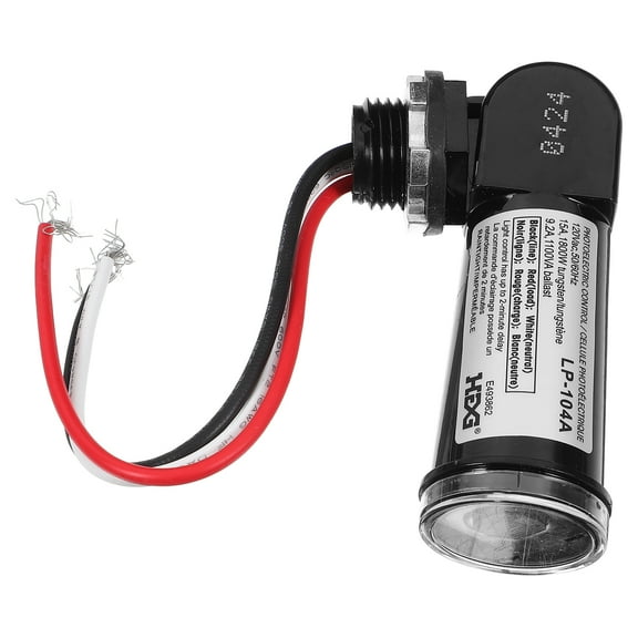 OFFIGAM 50V-440V Compatible Rectangular Photo Automatic Lighting Control Floodlighting