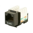 thumbnail image 1 of Monoprice - Keystone jack - CAT 6 - RJ-45 - black, 1 of 2