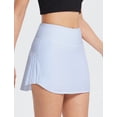 thumbnail image 2 of BALEAF Pleated Tennis Skirt Skorts Skirts for Woman High Waisted Lightweight Athletic Golf Workout with Shorts Pockets Snow blue XS, 2 of 6