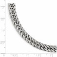 thumbnail image 5 of Stainless Steel Polished 9In Double Curb Chain Bracelet (9 X 7.35) Made In China -Jewelry By Sweet Pea, 5 of 8