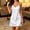 White, variant on Blmnix Womens Dresses Slip Dress House Dress Satin Dress Dress Red Sleeveless Mini V-Neck Wrinkle-Resistant Women Spring Dresses,M