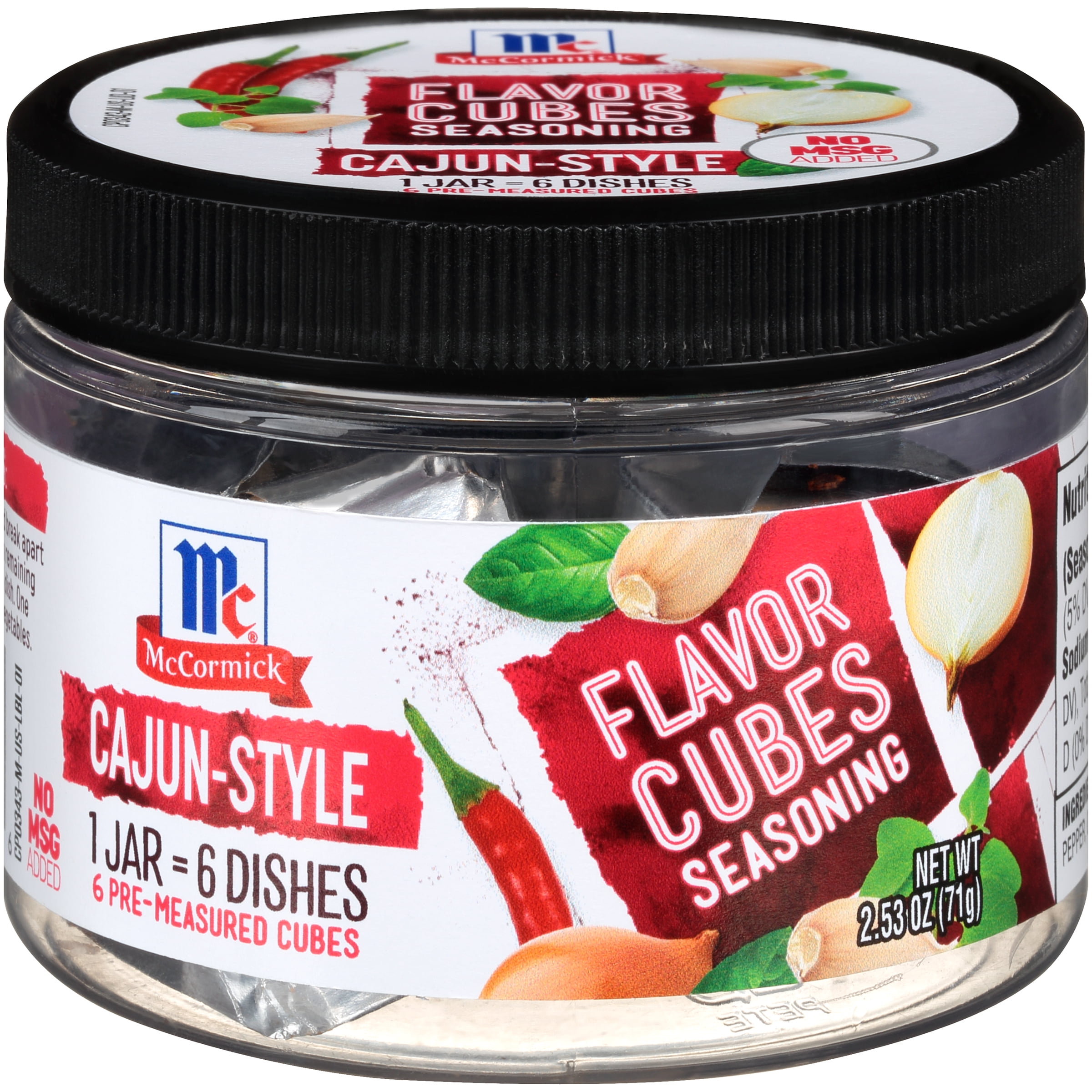McCormick Cajun Style Flavor Cubes Seasoning, 2.3 oz