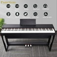 thumbnail image 2 of GLARRY Digital Piano 88-Key Home Full Weighted Hammer Heavy Action Digital Piano for All Experience Levels, Beginer, Portable Electric Keyboards Piano, Triple Pedals (Black), 2 of 6