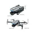 GPS With 4K 2 Axis Gimbal Camera Long Range FPV Quadcopter With Brushless Motor With LED Lights