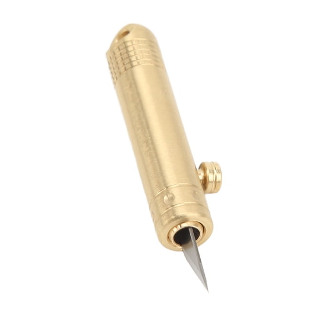 Mini Cuchillo De Bolsillo, Mini Cuchillo Retráctil De Latón A Prueba De Corrosión, Práctico Antidesgaste Con Llavero Para El Hogar Diario