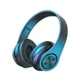 thumbnail image 2 of Hwkond Headphones Wireless Bluetooth Headphones Wireless Bluetooth Headset Subwoofer Bluetooth 5.2 Mobile Computer Game Music Sports Game Headphones Wtih LED Light on Clearance, 2 of 8