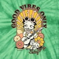 thumbnail image 4 of Wild Bobby Betty Boop Pudgy Good Vibes Only Betty Boop Tie-Dye T-Shirt, Spider Kelly, Large, 4 of 4