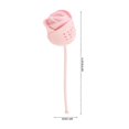 thumbnail image 3 of 2 pcs Silicone Tea Strainers Loose Tea Infuser Rose Flower Shape Loose Leaf Tea Infuser Pink, 3 of 4