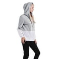 thumbnail image 4 of EFINNY Women's Pullover Hoodie Sweatshirts Casual Tops Long Sleeve Color Block Patchwork Pullover Sweatshirt Knit Tops, 4 of 6
