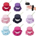 thumbnail image 1 of 5pcs Reusable Washable Drink Covers Anti Spike Scrunchie Cover For Most Drinking Cups Glasses, 1 of 4