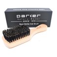 thumbnail image 1 of Parker Cepillo de pelo 100 % cerdas de jabalí, mango de madera de haya natural, empaquetado en una caja de regalo, 1 of 5