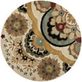 thumbnail image 4 of SAFAVIEH Soho Leyla Floral Wool Area Rug, Ivory/Multi, 2'6" x 4', 4 of 9