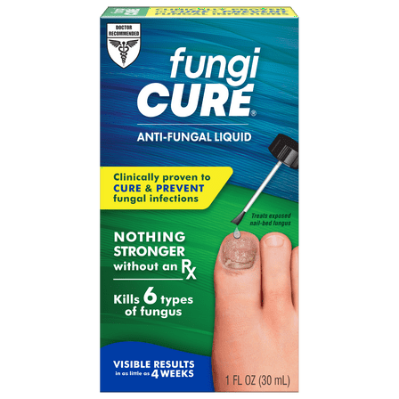 Fungicure Anti-Fungal Liquid - Nothing Stronger Without an RX - Clinically Proven - 1 fl oz